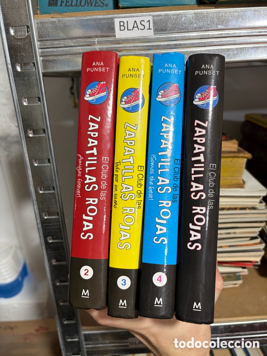 Libros de segunda mano: Blas1 Lote de 4 libros el club de las zapatillas rojas (ana punset)