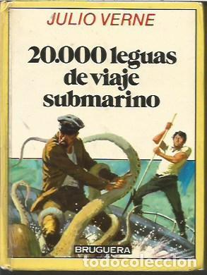 Libros de segunda mano: 1 HISTORIAS INFANTIL 20000 LEGUAS DE VIAJE SUBMARINO JULIO VERNE BRUGUERA 2&ordf; EDICION 1982