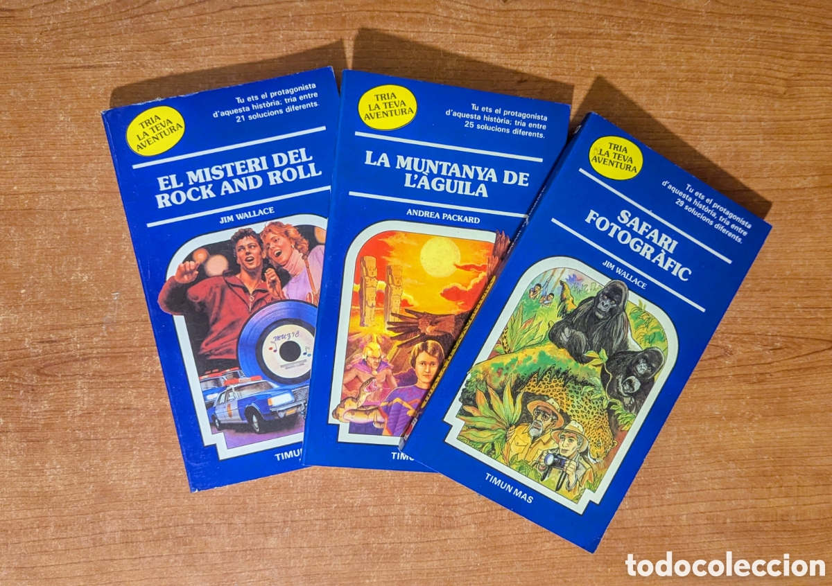 Livres d'occasion: TRIA LA TEVA AVENTURA 37 SAFARI FOTOGR&Agrave;FIC 55 MISTERI DEL ROCK AND ROLL 56 MUNTANYA DE L'&Agrave;GUILA