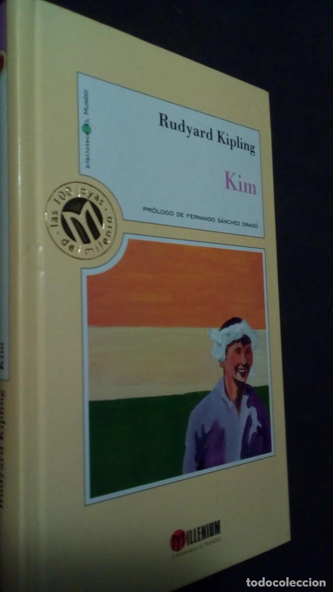 Libros de segunda mano: RUDYARD KIPLING-KIM-PR&Oacute;LOGO DE FERNANDO S&Aacute;NCHEZ DRAG&Oacute;-TAPA DURA-COMO NUEVO
