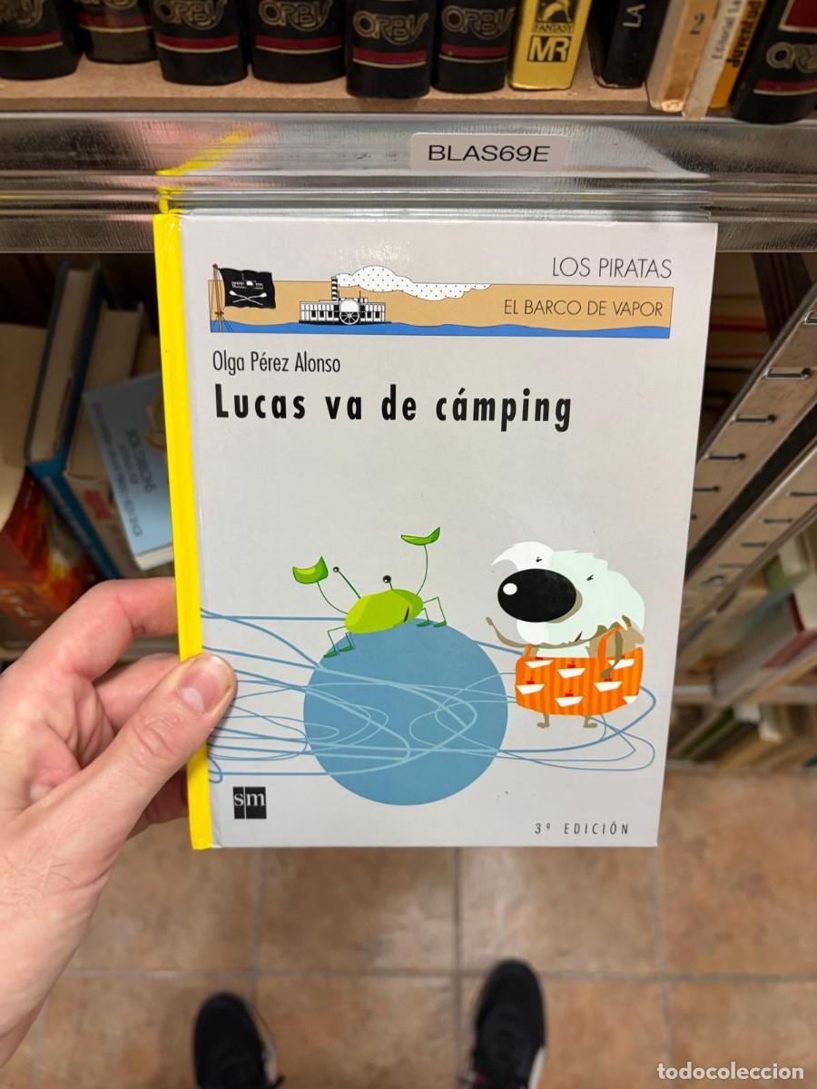 Libros de segunda mano: BLAS69E - Lucas va de c&aacute;mping - Olga P&eacute;rez Alonso - sm