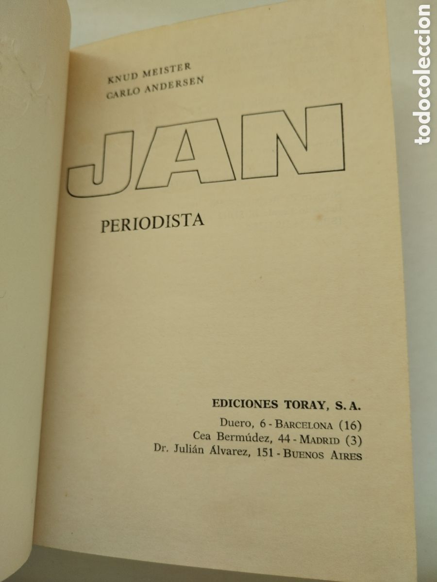 Libros de segunda mano: JAN PERIODISTA/EDICIONES TORAY - Foto 3