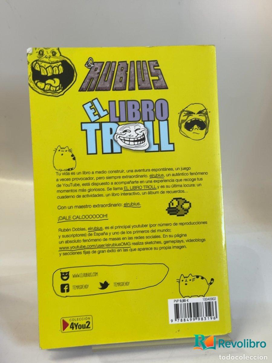 Libros de segunda mano: El libro troll - El Rubius - Foto 2