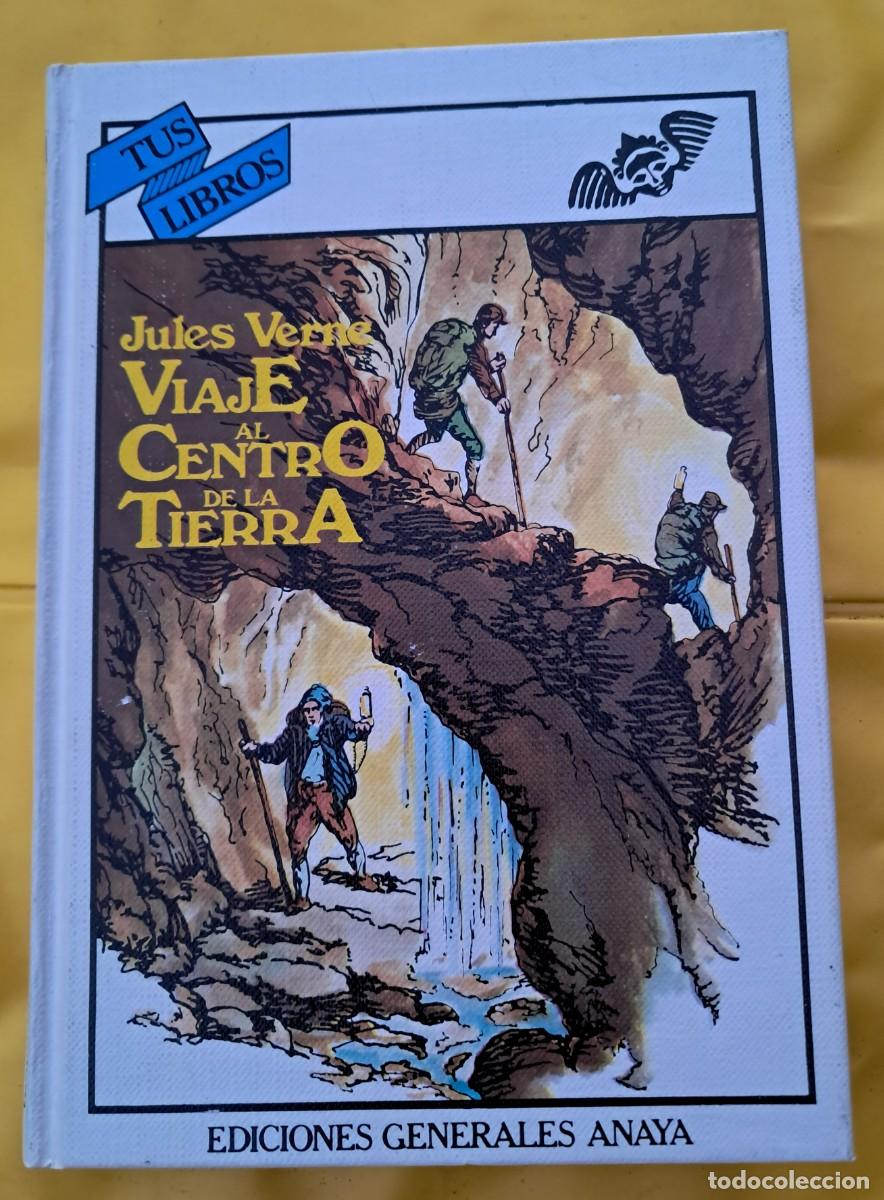 Libros de segunda mano: Jules Verne. Viaje al Centro de la Tierra. Ed Anaya, colecci&oacute;n Tus Libros. Julio Verne 1984