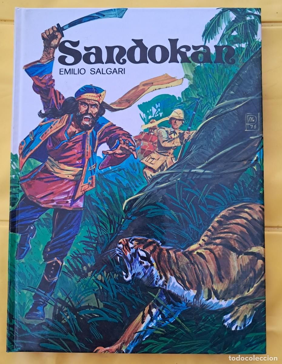 Libros de segunda mano: Emilio Salgari. Sandokan. Susaeta. 1980