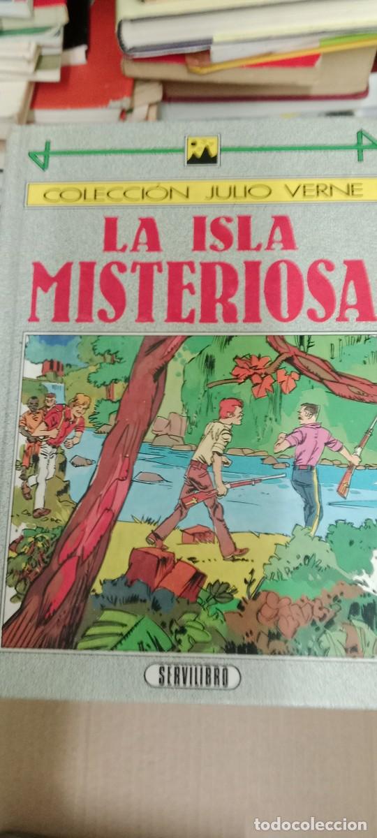 Libros de segunda mano: LA ISLA MISTERIOSA JULIO VERNE LIBRO TOP-04