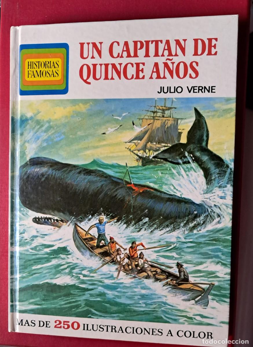 Libros de segunda mano: Un capitan de quince a&ntilde;os de Julio Verne Pimera edicion de Historias Famosas, Bruguera 1975