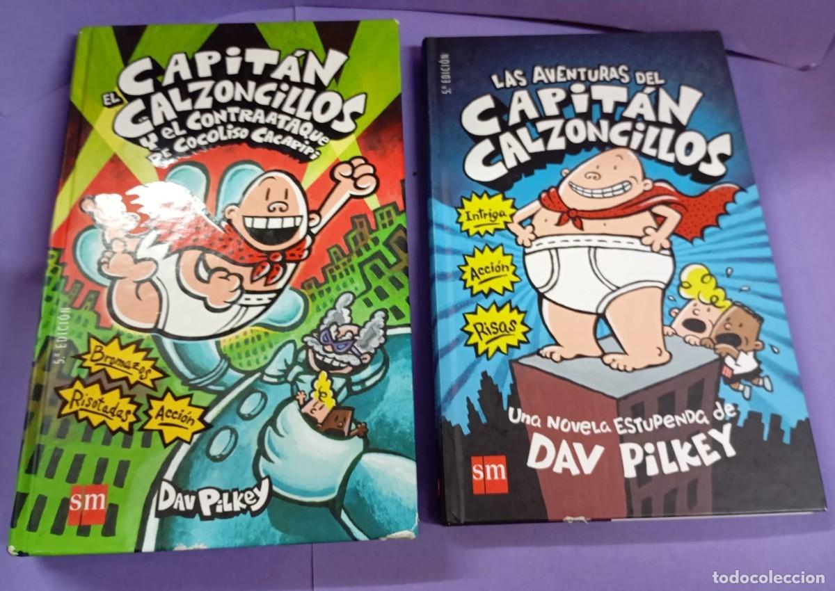 Libros de segunda mano: EL CAPIT&Aacute;N CALZONCILLOS. 2 Libros - SM