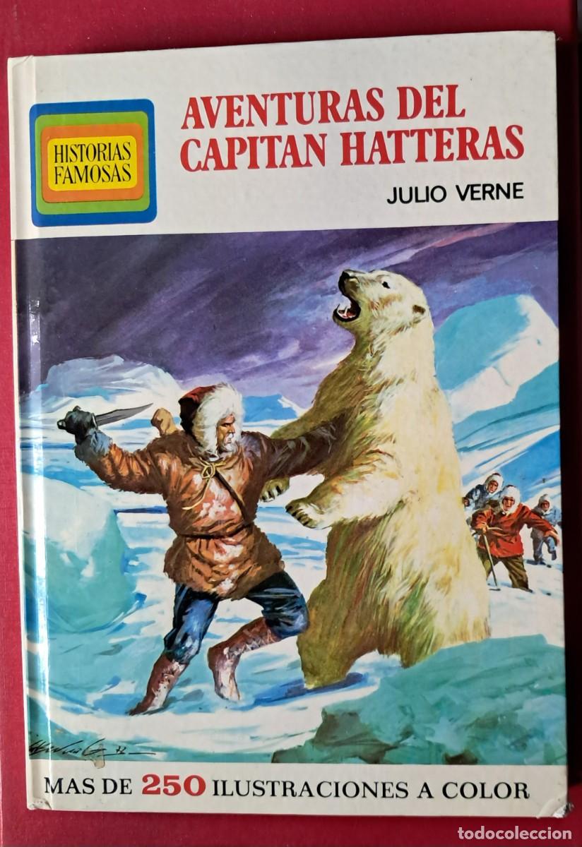 Libros de segunda mano: Aventuras del Capitan Hatteras de Julio Verne. Pimera edicion de Historias Famosas, Bruguera 1975.