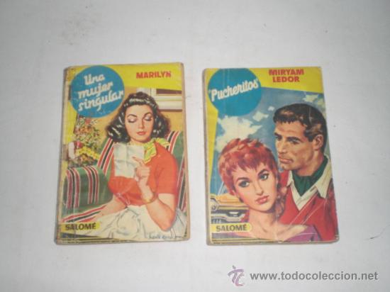 Libri di seconda mano: LOTE DE 2 NOVELAS ROM&Aacute;NTICAS - COLECCION SALOME - A&Ntilde;OS 50.