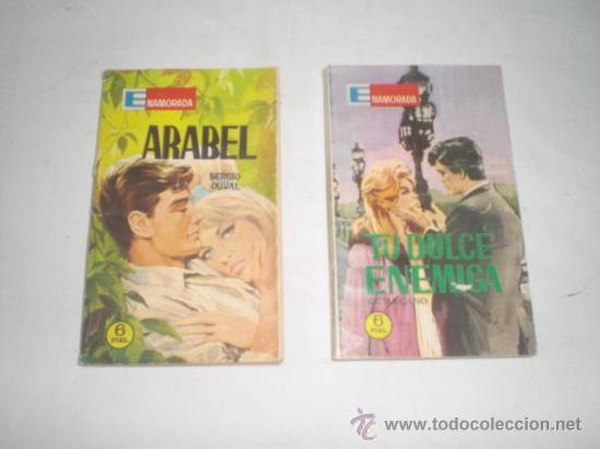 Libri di seconda mano: LOTE DE 2 NOVELAS ROM&Aacute;NTICAS - COLECCION ENAMORADA - A&Ntilde;OS 60.