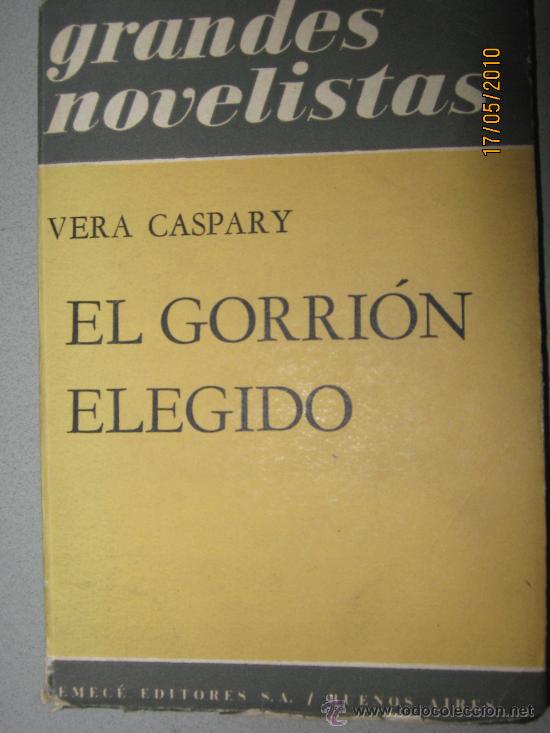 Libros de segunda mano: El gorrion elegido. Vera Caspary - Foto 1