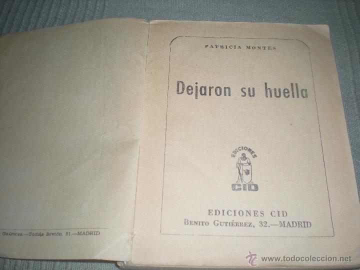 Libri di seconda mano: DEJARON SU HUELLA . PATRICIA MONTES . EDICIONES CID