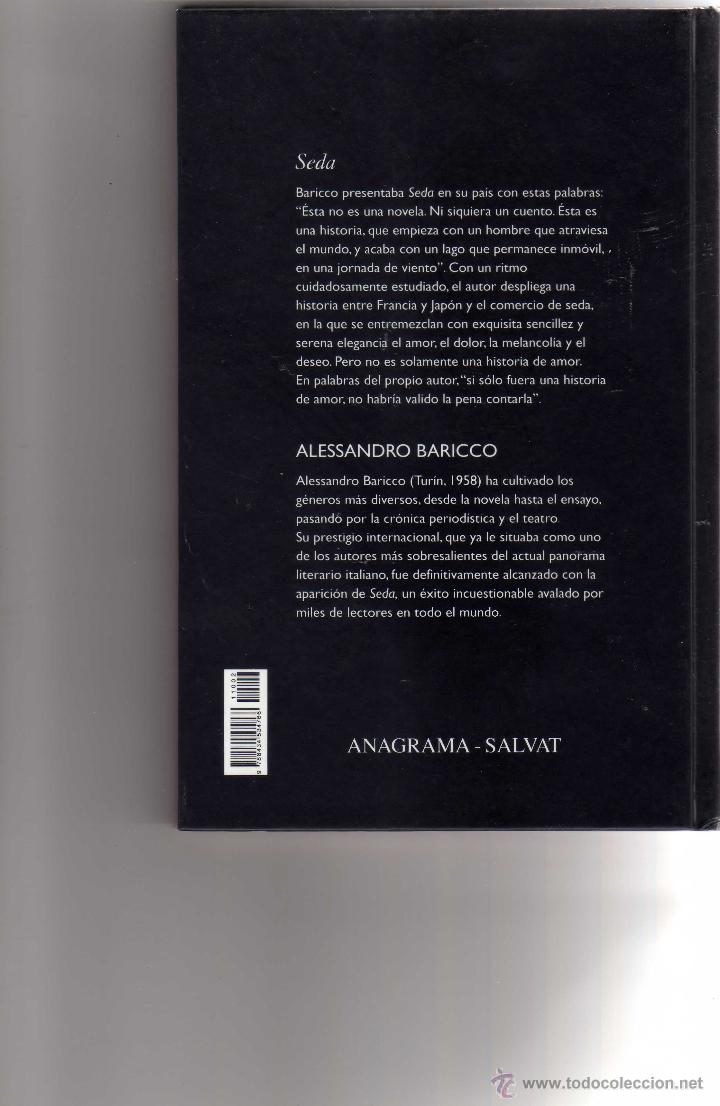 Libros de segunda mano: Seda. - Foto 2