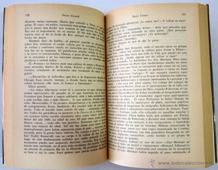 Libros de segunda mano: PETER STRAUB: BAJO VENUS. - Foto 2