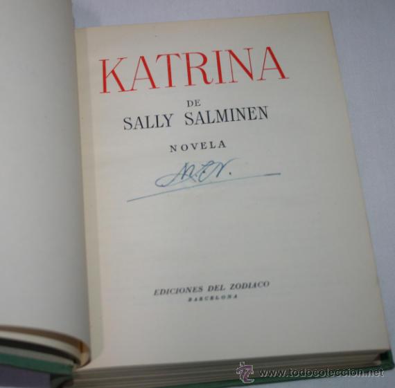 Libros de segunda mano: LIBRO, KATRINA, EDICIONES DEL ZODIACO 1943 - Foto 2