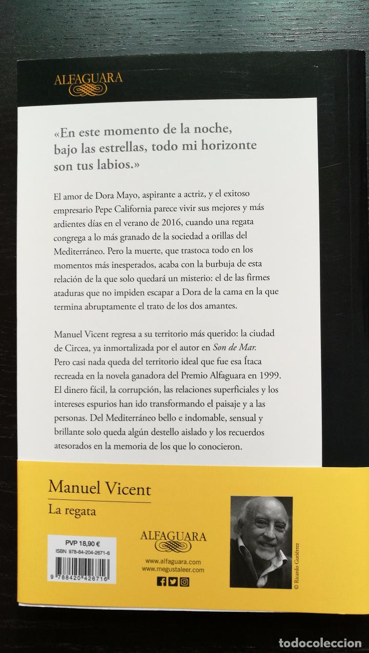 Libros de segunda mano: LA REGATA. MANUEL VICENT - Foto 2