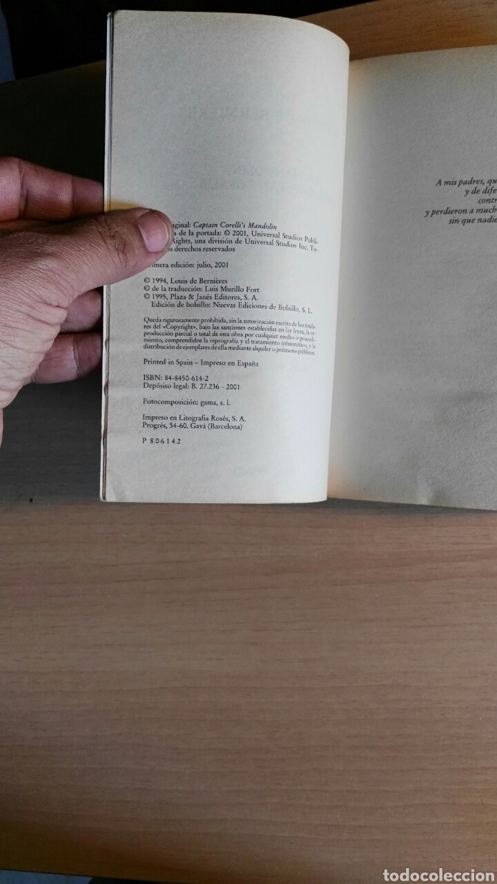 Libros de segunda mano: La mandolina del capitan Corelli - Foto 7