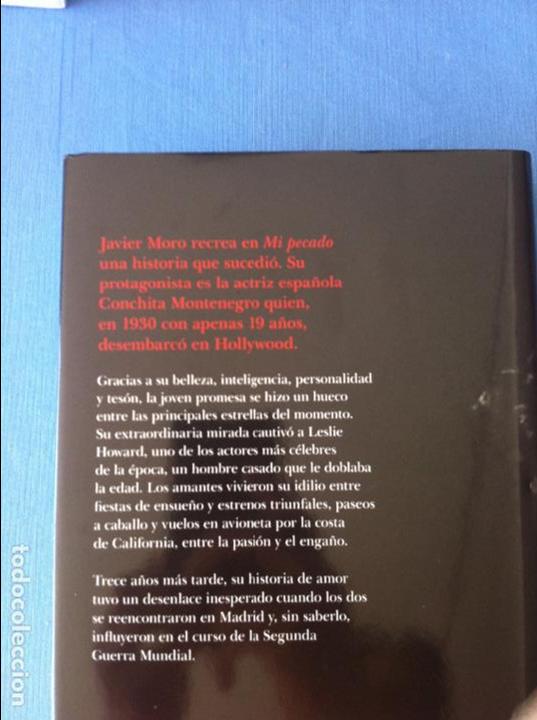 Libros de segunda mano: MI PECADO. JAVIER MORO (PREMIO PRIMAVERA 2018) - Foto 2
