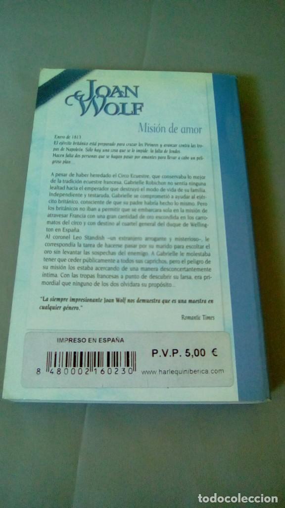 Libros de segunda mano: MISION DE AMOR.- JOAN WOLF - Foto 2