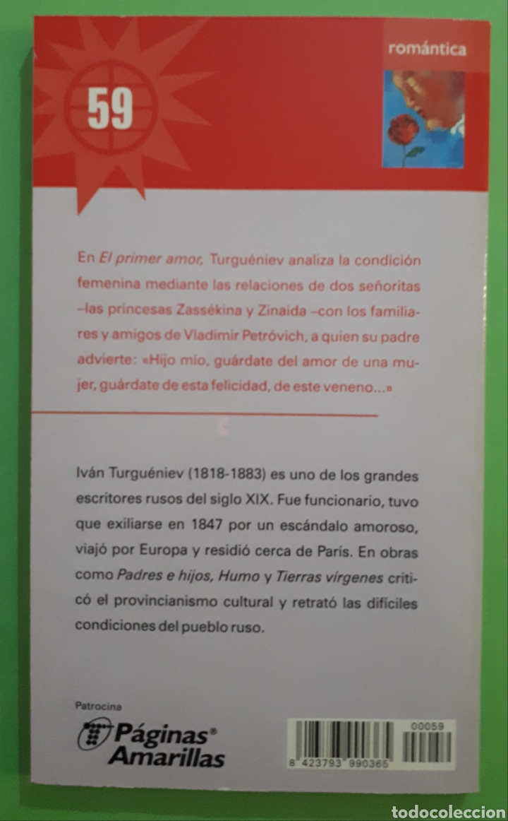 Libros de segunda mano: Libro El primer amor - Foto 2