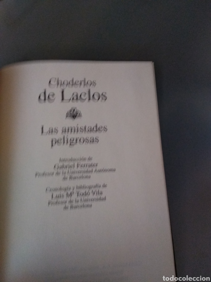 Libros de segunda mano: Las amistades peligrosas. Choderlos de Laclos - Foto 4