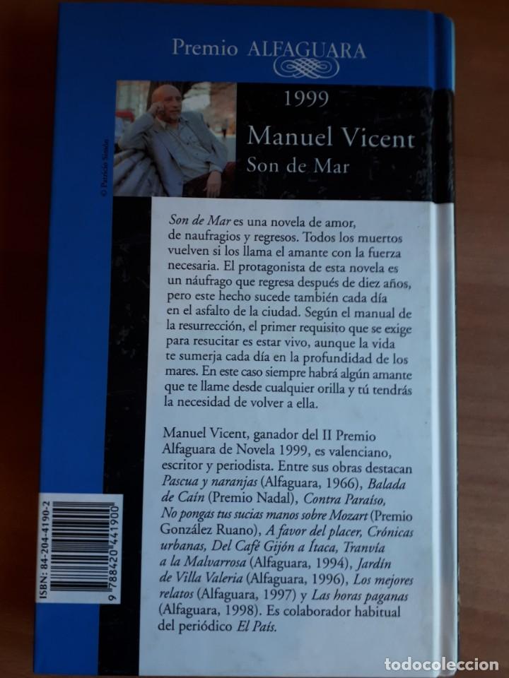 Libros de segunda mano: SON DE MAR . MANUEL VICENT - Foto 2