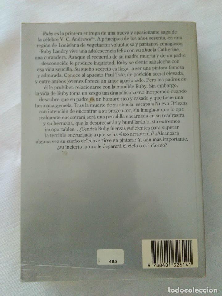 Libros de segunda mano: RUBY - V. C. ANDREWS - PLAZA & JAN&Eacute;S EDITORES. - Foto 2