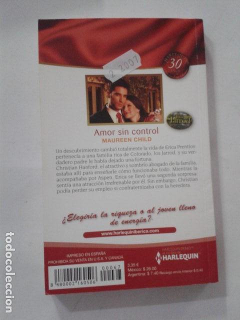 Libros de segunda mano: AMOR SIN CONTROL HARLEQUIN - Foto 2
