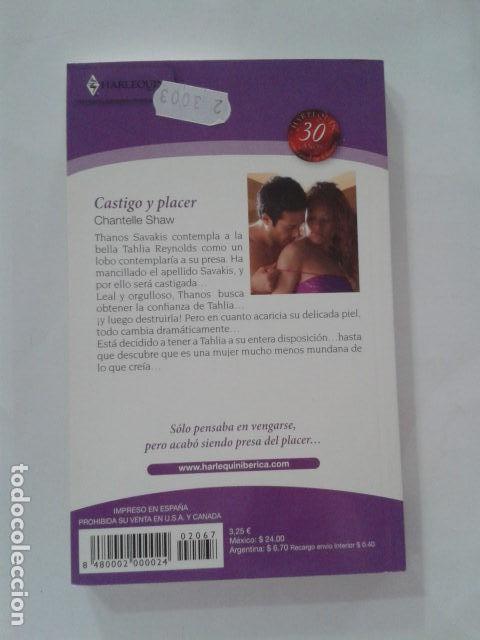Libros de segunda mano: CASTIGO Y PLACER. HARLEQUIN. - Foto 2