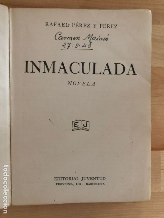 Libros de segunda mano: Inmaculada - Rafael P&eacute;rez y P&eacute;rez - Foto 2