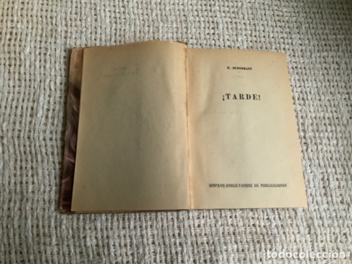 Libros de segunda mano: TARDE / H.SUDERMANN - EDICION 1942 - Foto 2