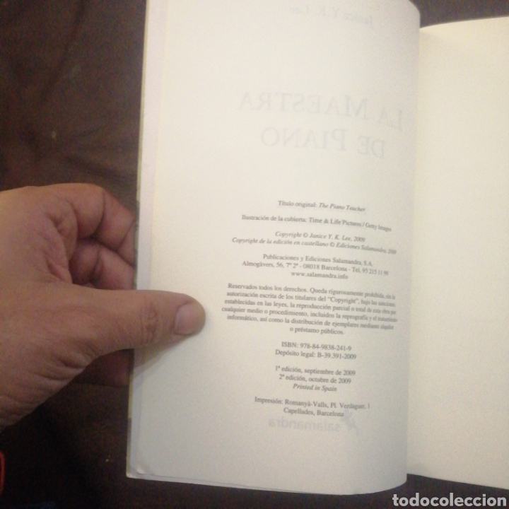 Libros de segunda mano: La maestra de piano - Foto 5