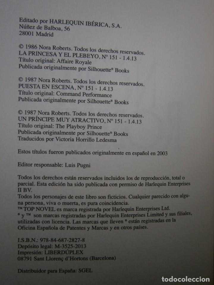 Libros de segunda mano: LOS CORDINA LA PRINCESA Y EL PLEBEYO Nora Roberts EDICION ESPECIAL 2013 - Foto 8 - 203083017