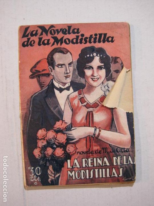 Livros em segunda m&atilde;o: LA NOVELA DE LA MODISTILLA-LA REINA DE LAS MODISTILLAS-NOVELA ROMANTICA-VER FOTOS-(K-395)