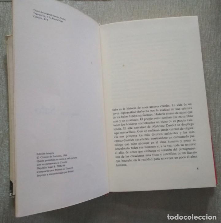 Libros de segunda mano: SAFO de Alphonse Daudet - Foto 2