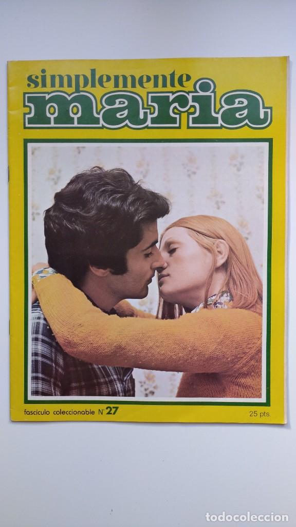 Libros de segunda mano: Fotonovela Simplemente Mar&iacute;a N&ordm; 27 - Ediciones Sedmay - Foto 1