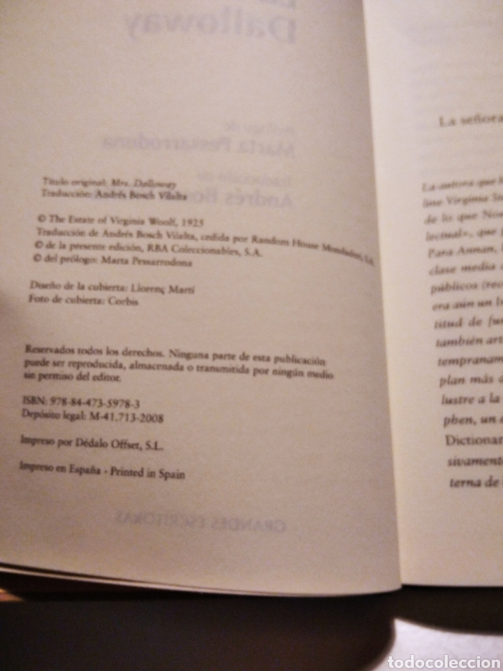 Libros de segunda mano: La se&ntilde;ora Dalloway, Virginia Woolf - Foto 3