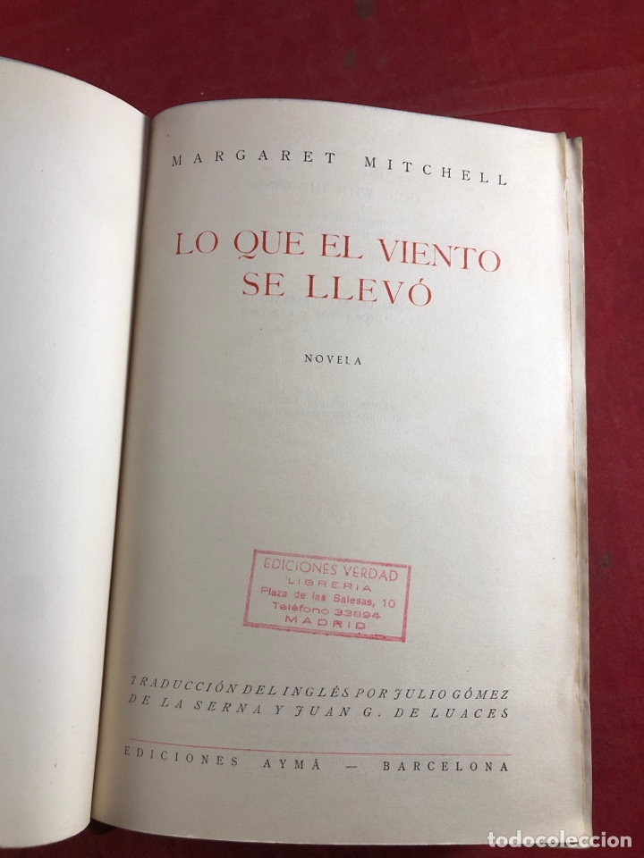Libros de segunda mano: LO QUE EL VIENTO SE LLEV&Oacute; - Foto 1