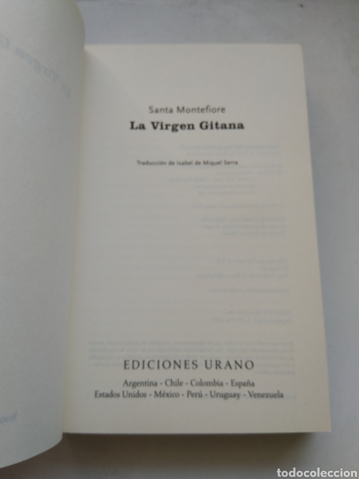 Libros de segunda mano: LA VIRGEN GITANA/SANTA MONTEFIORE - Foto 2