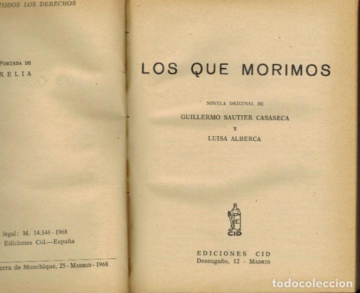 Second hand books: LOS QUE MORIMOS