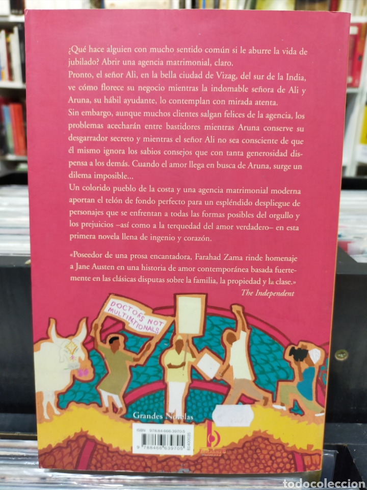 Libros de segunda mano: AGENCIA MATRIMONIAL PARA RICOS - FARAHAD ZAMA - UNA HISTORIA DE AMOR RN LA INDIA CONTEMPORÁNEA - Foto 2 - 303997813