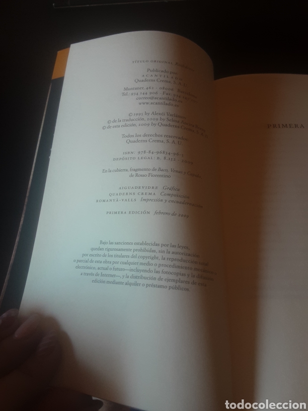 Libros de segunda mano: El nacimiento -Alex&eacute;i Varl&aacute;mov- - Foto 6