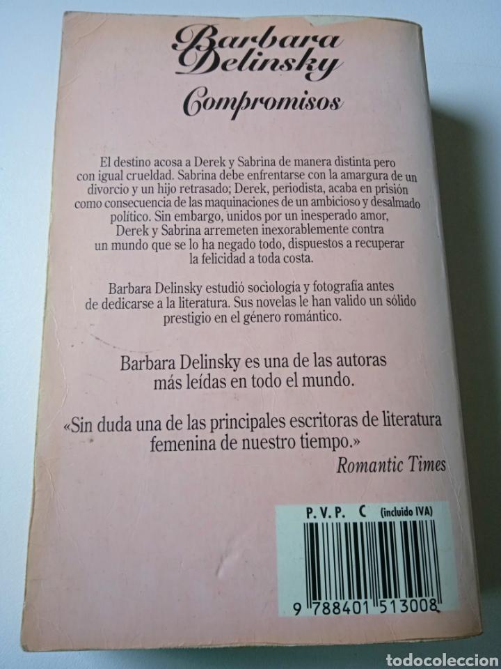 Libros de segunda mano: Libro COMPROMISOS. Barbara Delinsky - Foto 2