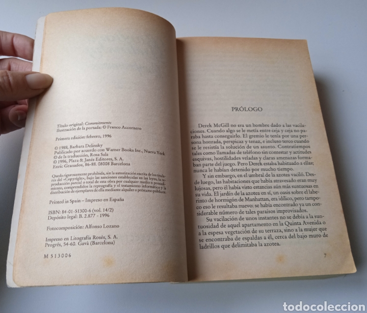 Libros de segunda mano: Libro COMPROMISOS. Barbara Delinsky - Foto 3