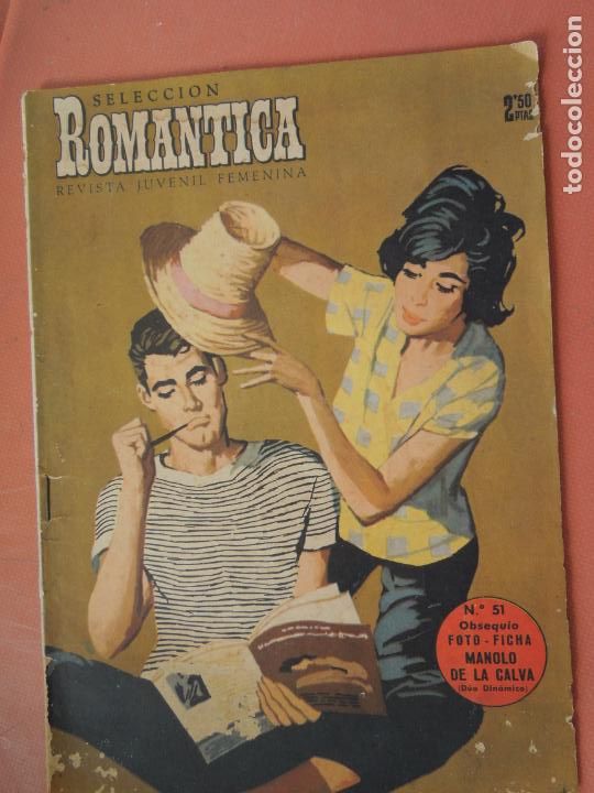 Libri di seconda mano: SELECCI&Oacute;N ROMANTICA - REVISTA JUVENIL FEMENINA - N&ordm; 51 - IBERO MUNDIAL 1961.