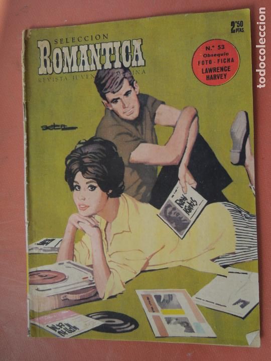 Libri di seconda mano: SELECCI&Oacute;N ROMANTICA - REVISTA JUVENIL FEMENINA - N&ordm; 53 - IBERO MUNDIAL 1961.