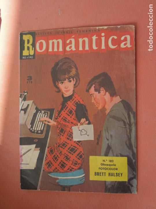 Libri di seconda mano: SELECCI&Oacute;N ROMANTICA - REVISTA JUVENIL FEMENINA - N&ordm; 182 - IBERO MUNDIAL 1961.
