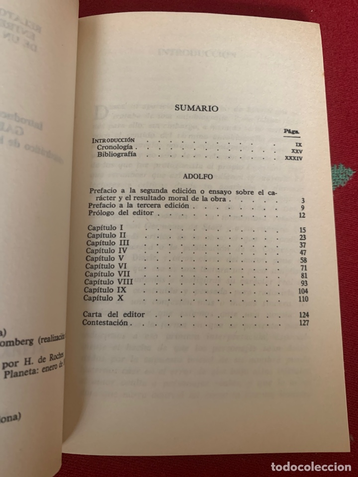 Libros de segunda mano: Adolfo. Benjam&iacute;n Constant. - Foto 5