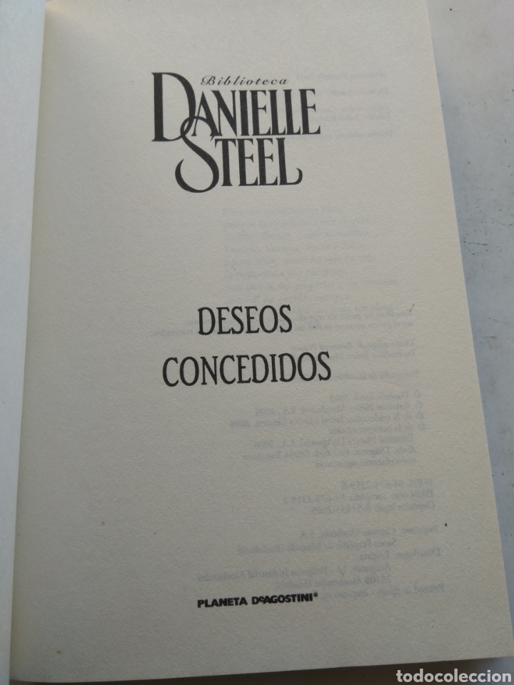 Libros de segunda mano: DESEOS CONCEDIDOS/DANIELLE STEEL - Foto 2